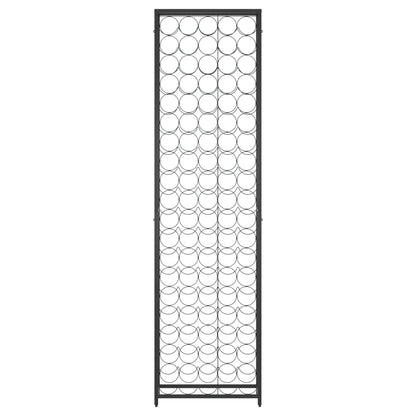 Wijnrek Voor 95 Flessen 54X18X200 Cm Smeedijzer Zwart 54 x 18 x 200 cm