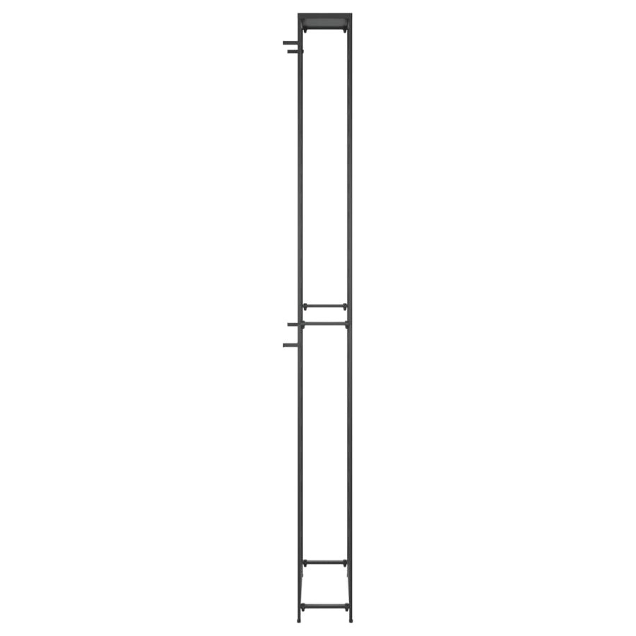 Wijnrek Voor 95 Flessen 54X18X200 Cm Smeedijzer Zwart 54 x 18 x 200 cm
