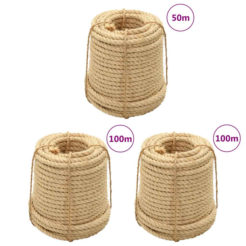 Touw 3 st 16 mm sisal
