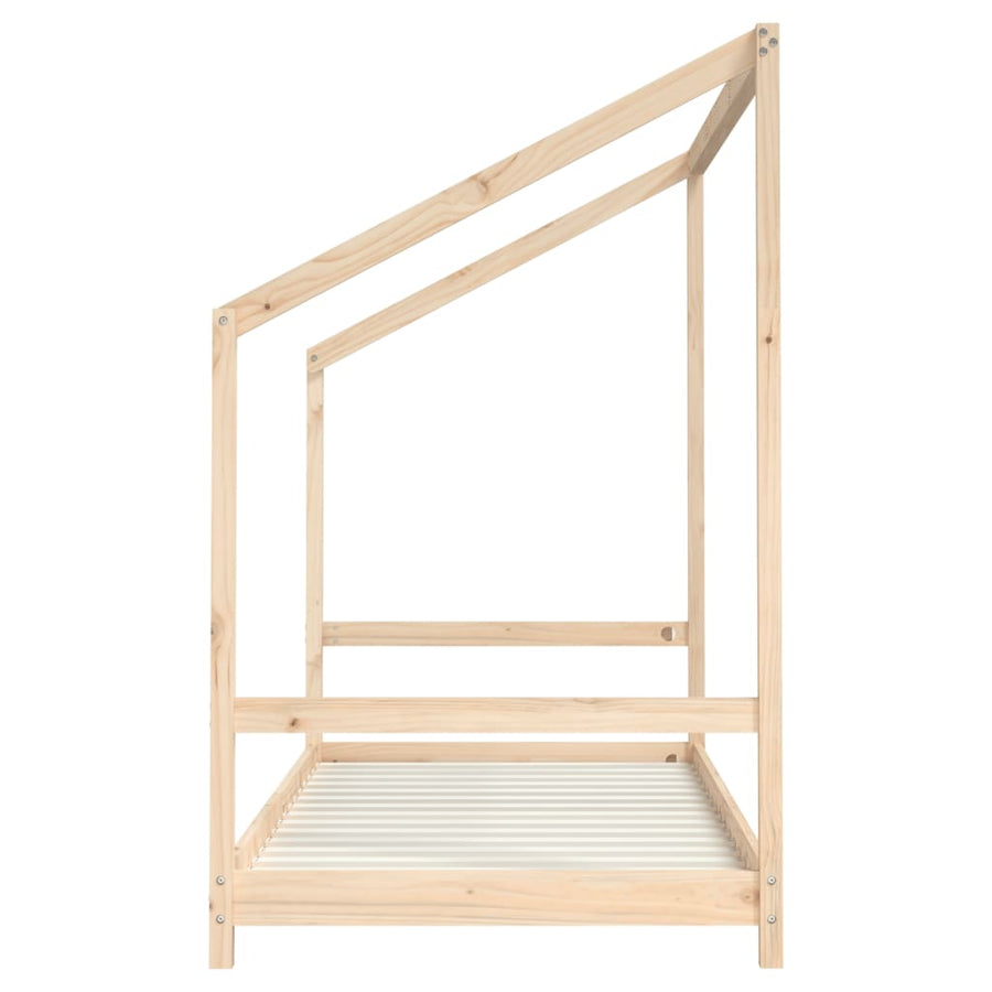 Kinderbedframe Massief Grenenhout 2 x (90 x 200) cm Naturel