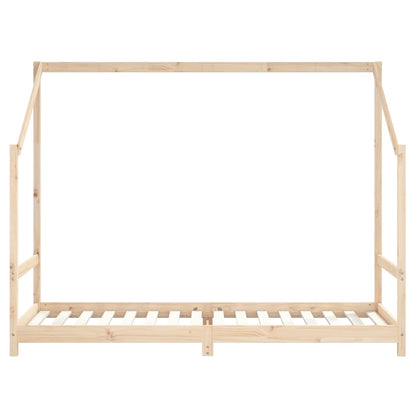Kinderbedframe Massief Grenenhout 2 x (90 x 200) cm Naturel
