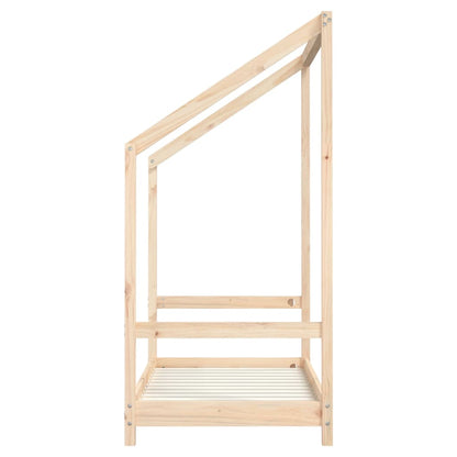 Kinderbedframe 2X(70X140) Cm Massief Grenenhout