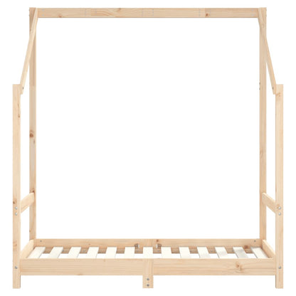 Kinderbedframe 2X(70X140) Cm Massief Grenenhout