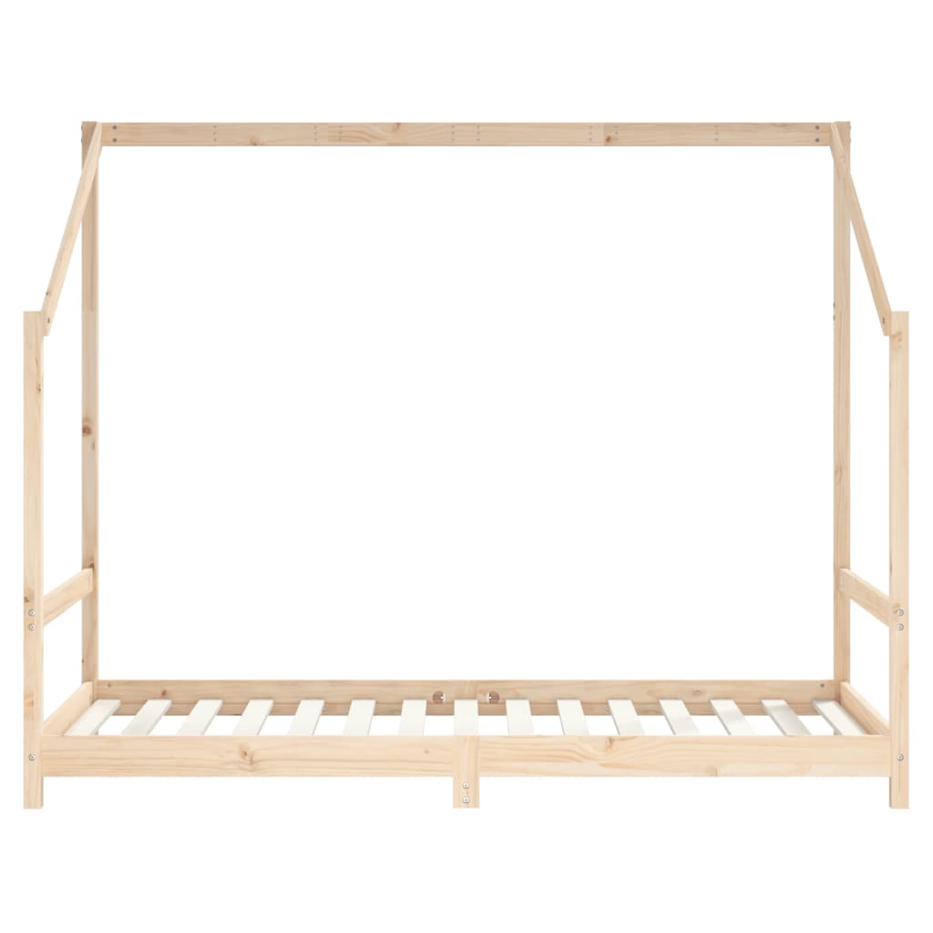Kinderbedframe 2X(90X190) Cm Massief Grenenhout