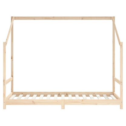 Kinderbedframe 2X(90X190) Cm Massief Grenenhout
