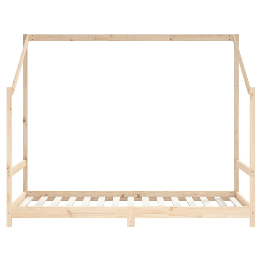 Kinderbedframe 2X(90X190) Cm Massief Grenenhout