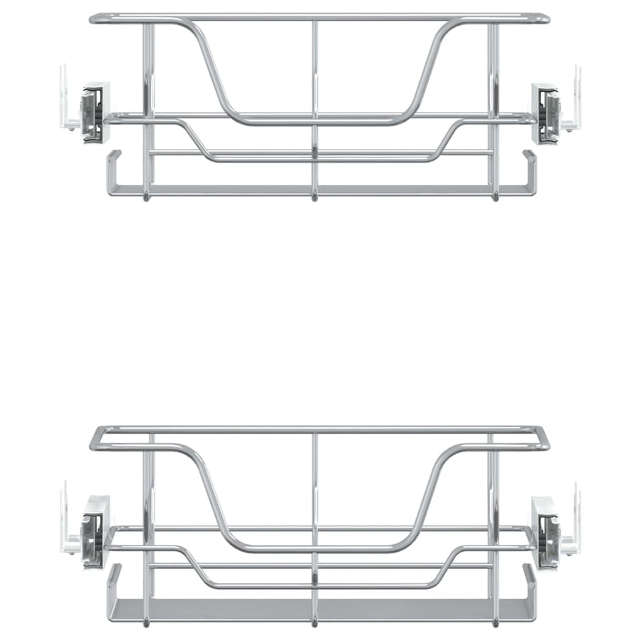 Draadmanden Uittrekbaar 2 St 45 Cm Kleurig 450 mm