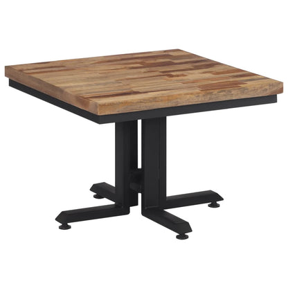 Salontafel 55X55X40 Cm Massief Gerecycled Teakhout