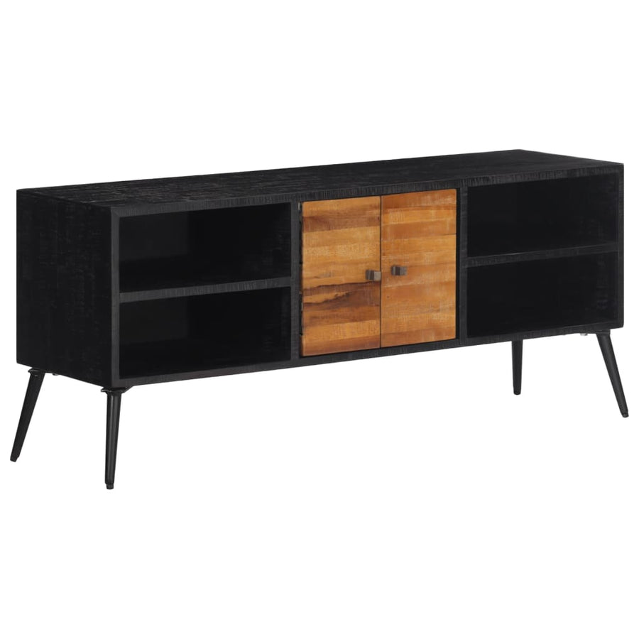 Tv-Meubel 112X31X45 Cm Massief Gerecycled Teakhout