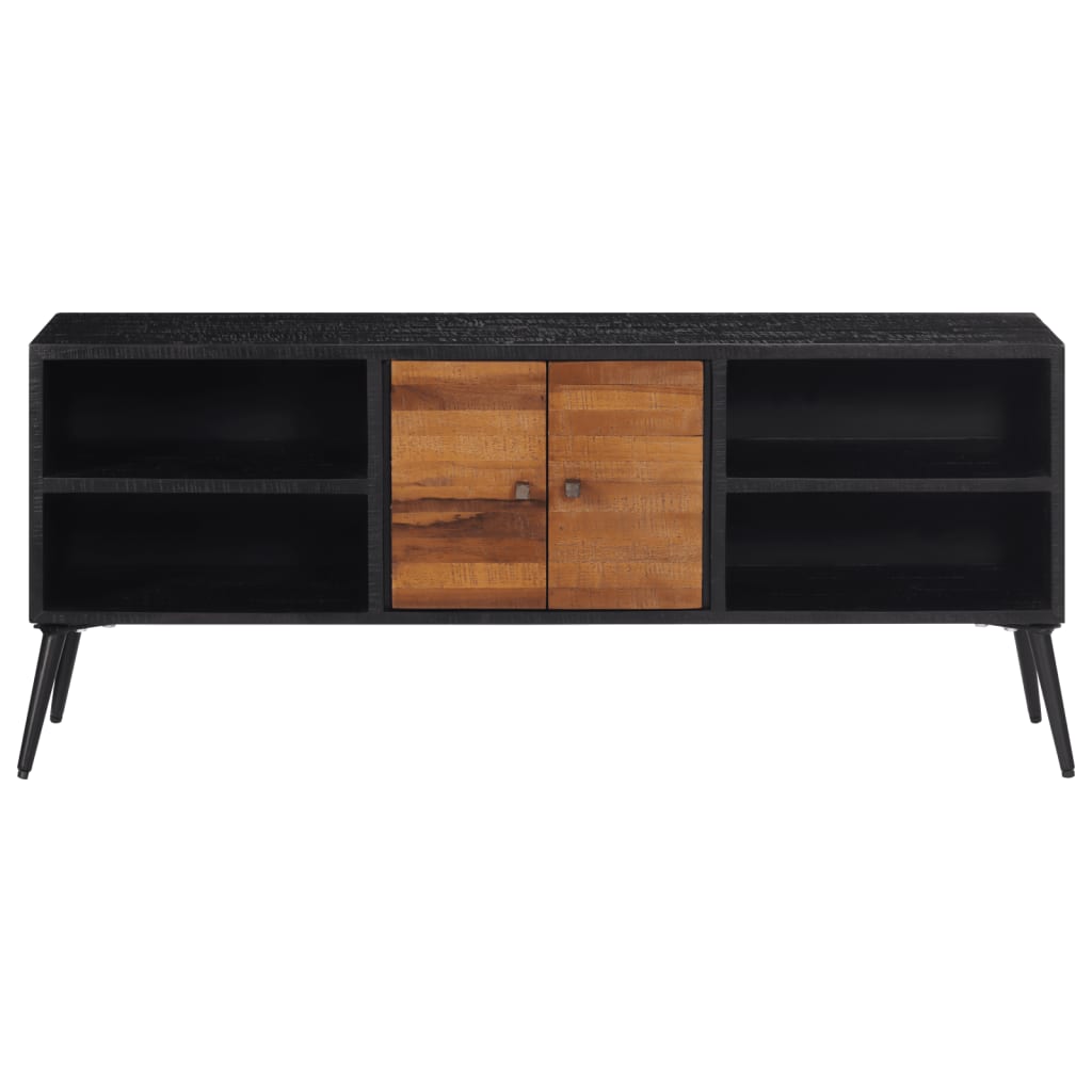Tv-Meubel 112X31X45 Cm Massief Gerecycled Teakhout