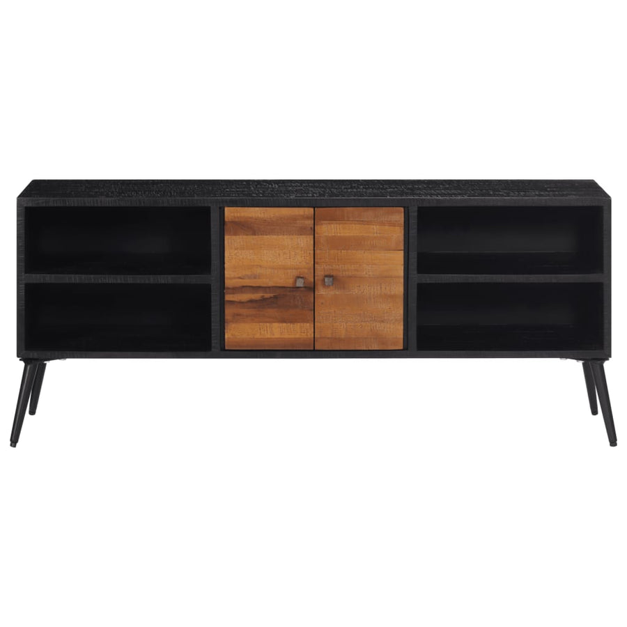 Tv-Meubel 112X31X45 Cm Massief Gerecycled Teakhout