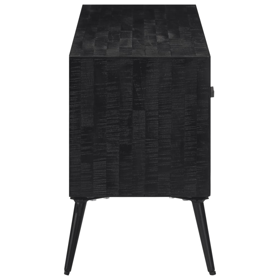 Tv-Meubel 112X31X45 Cm Massief Gerecycled Teakhout