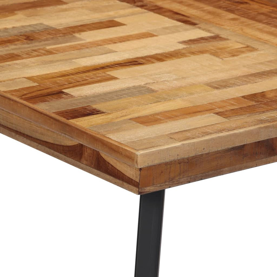 Eettafel 120X62X76 Cm Massief Teakhout