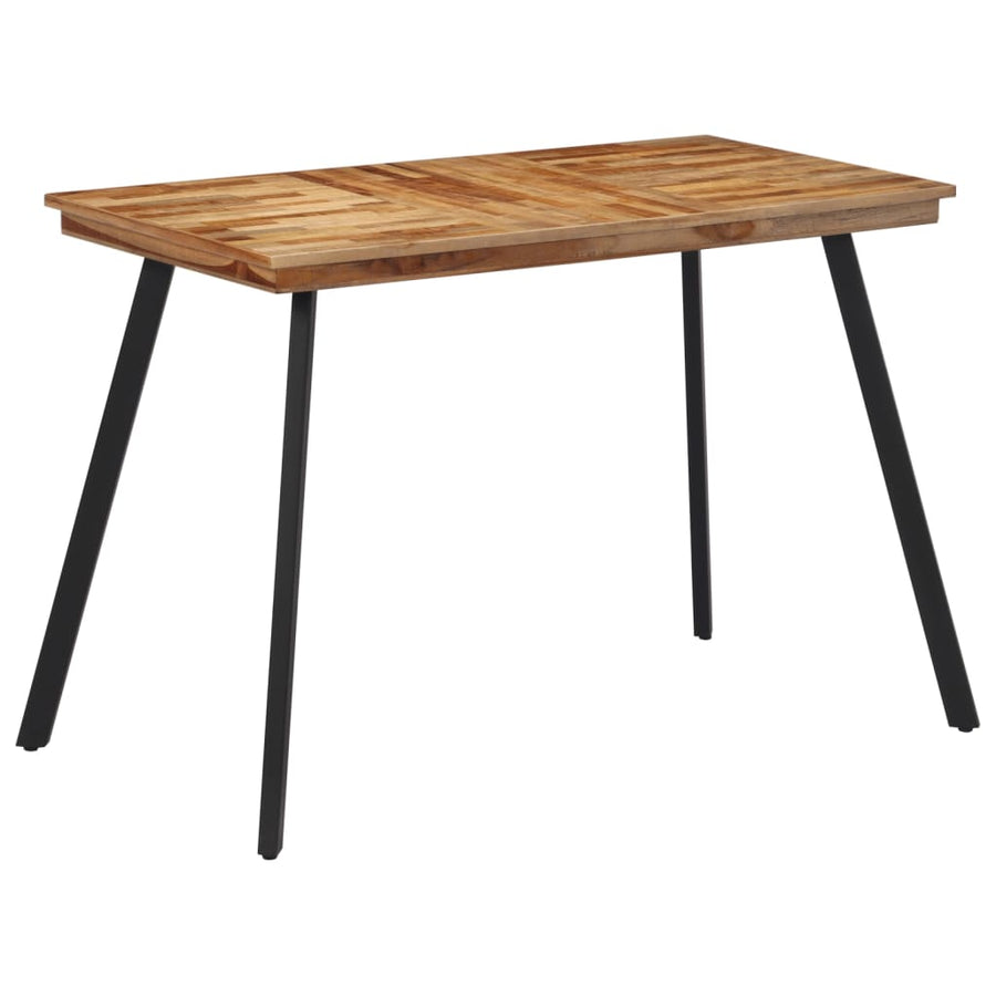 Eettafel 120X62X76 Cm Massief Teakhout