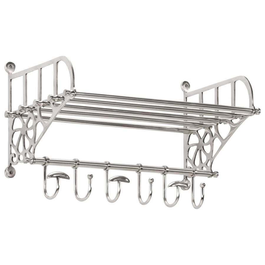 Bagagerek Met Kleerhangers Wandmontage Aluminium