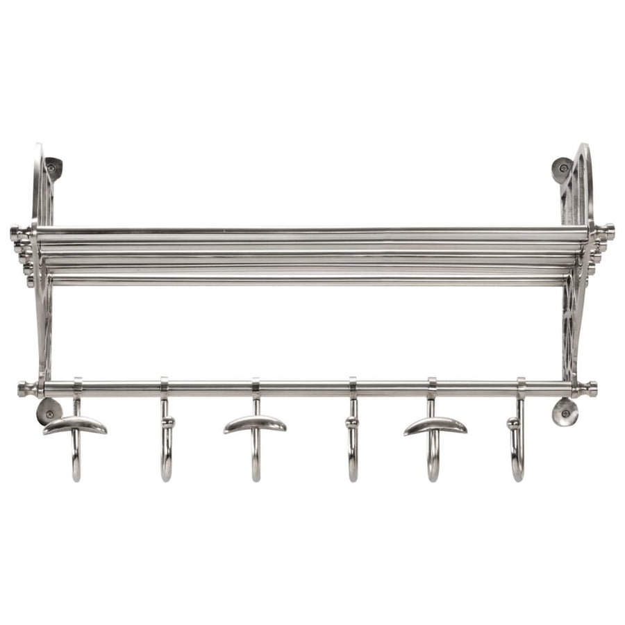 Bagagerek Met Kleerhangers Wandmontage Aluminium