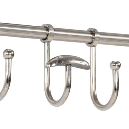 Bagagerek Met Kleerhangers Wandmontage Aluminium