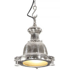 Hanglamp aluminium 25x25x136 cm zilver