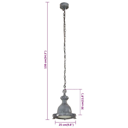 Hanglamp 25x25x138 cm aluminium