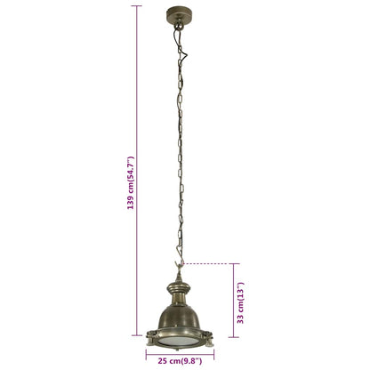 Hanglamp Aluminium Koper 25 x 25 x 139 cm