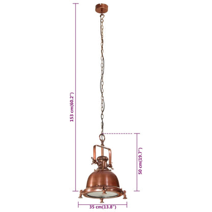 Hanglamp 35x35x153 cm aluminium