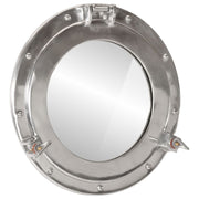 Wandspiegel patrijspoort Ø38 cm aluminium