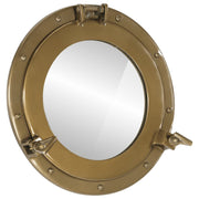 Wandspiegel patrijspoort Ø38 cm aluminium