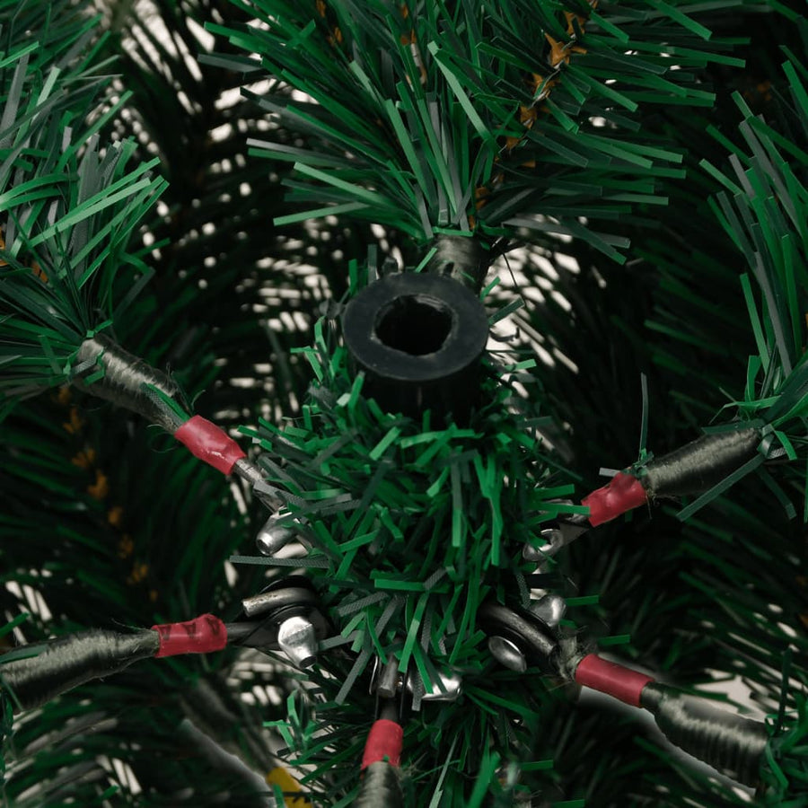 Kunstkerstboom Met Scharnieren Dennenappels En Bessen 150 cm Basis