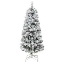 Kunstkerstboom Met Scharnieren En Sneeuw 150 cm Basis