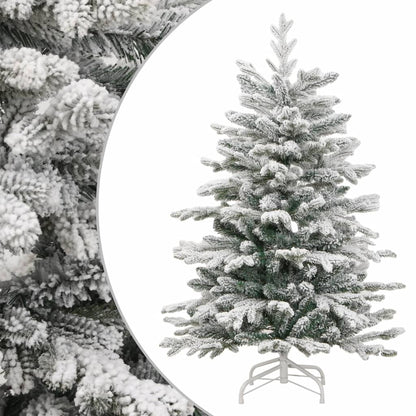 Kunstkerstboom Met Scharnieren En Sneeuw 1 150 cm