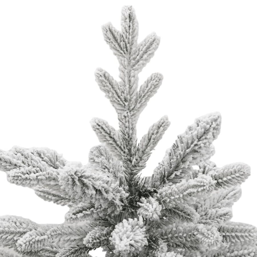 Kunstkerstboom Met Scharnieren En Sneeuw 1 150 cm