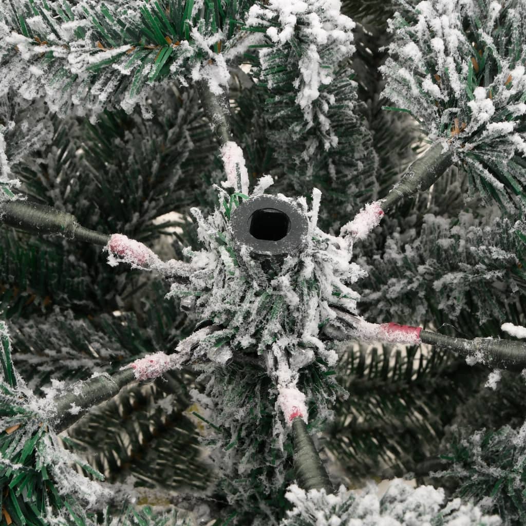 Kunstkerstboom Met Scharnieren En Sneeuw 1 150 cm