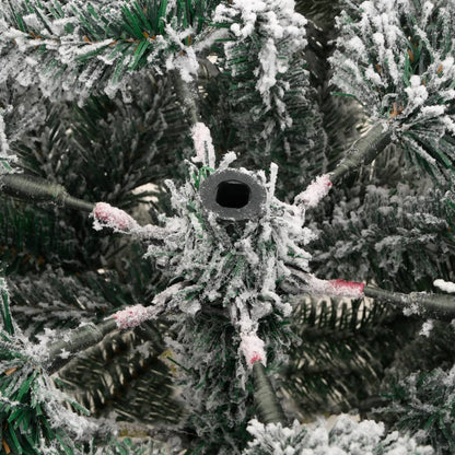 Kunstkerstboom Met Scharnieren En Sneeuw 1 150 cm