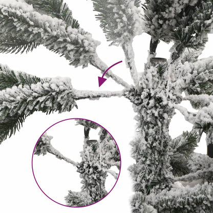 Kunstkerstboom Met Scharnieren En Sneeuw 1 180 cm