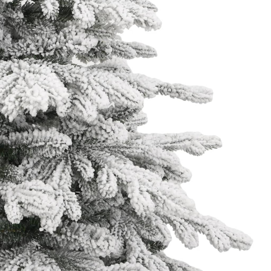 Kunstkerstboom Met Scharnieren En Sneeuw 1 180 cm
