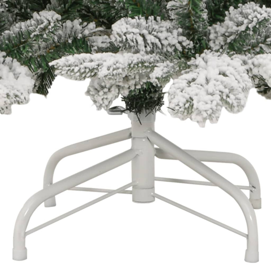 Kunstkerstboom Met Scharnieren En Sneeuw 1 180 cm