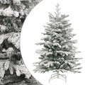 Kunstkerstboom Met Scharnieren En Sneeuw 1