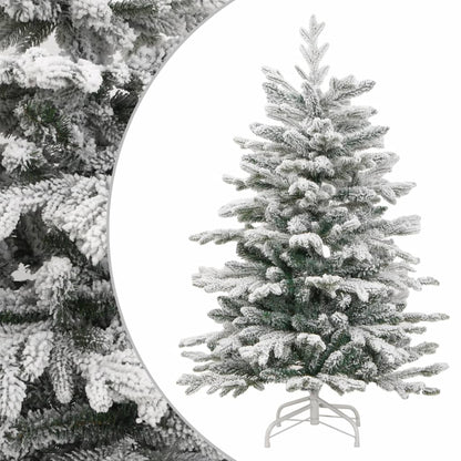Kunstkerstboom Met Scharnieren En Sneeuw 1