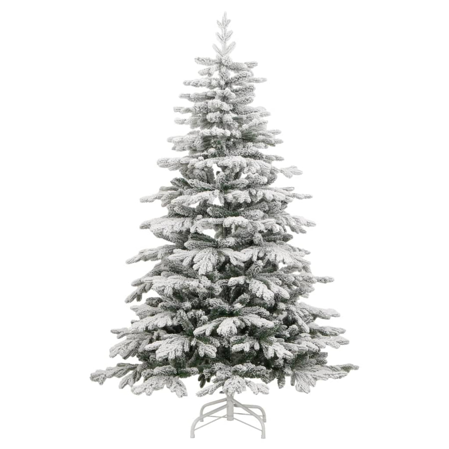 Kunstkerstboom Met Scharnieren En Sneeuw 1