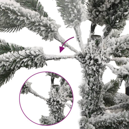 Kunstkerstboom Met Scharnieren En Sneeuw 1