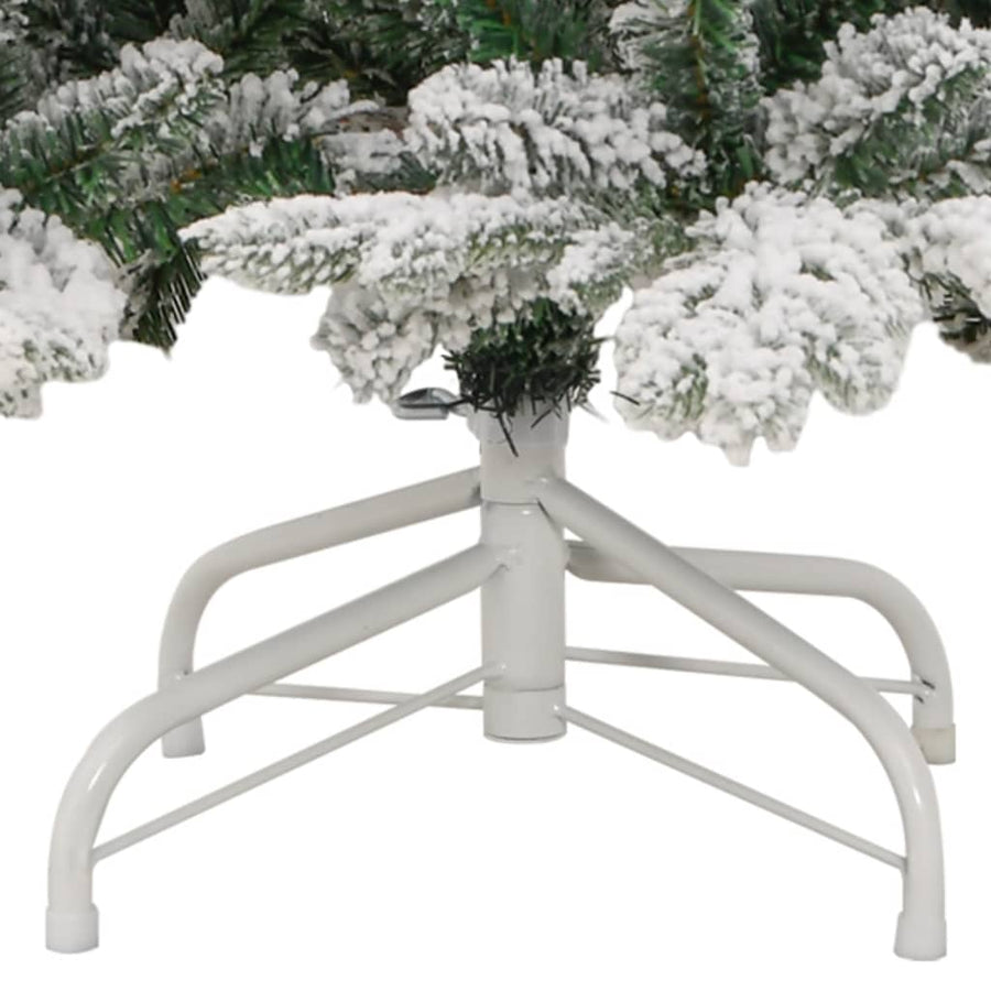 Kunstkerstboom Met Scharnieren En Sneeuw 1