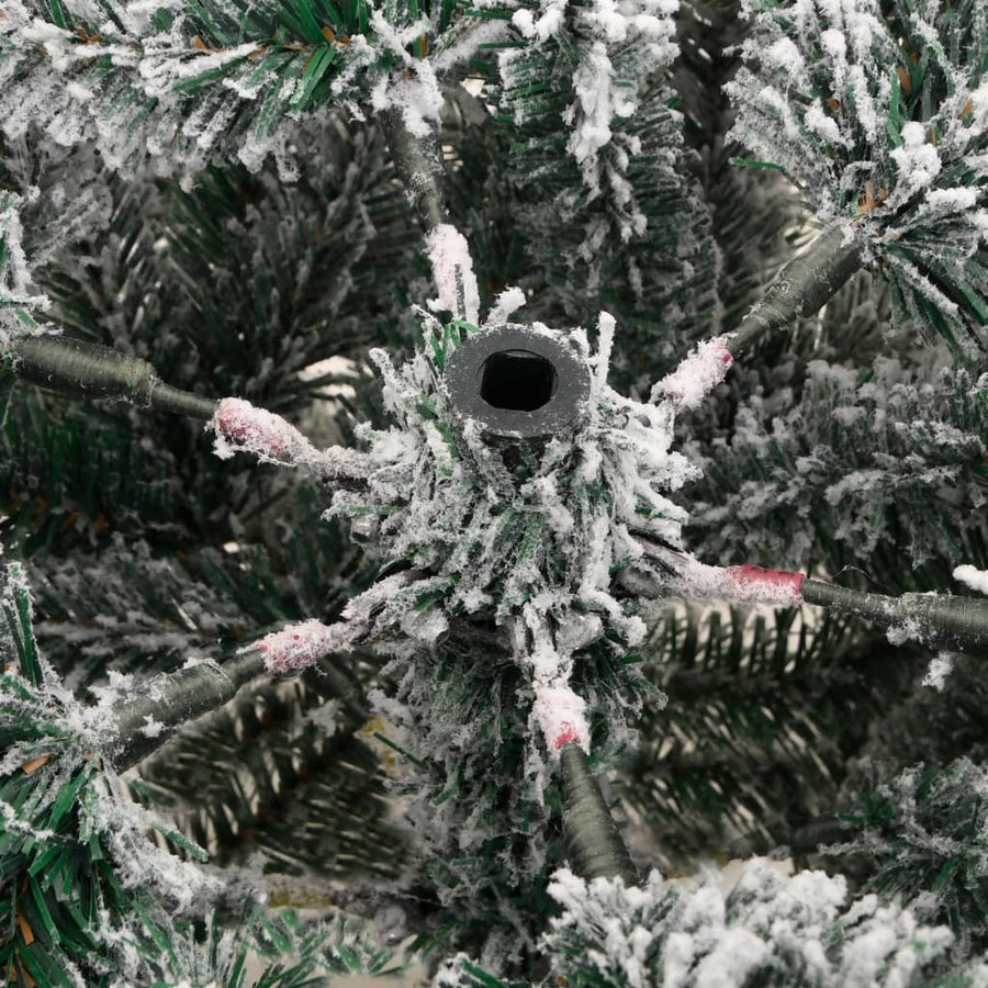 Kunstkerstboom Met Scharnieren En Sneeuw 1