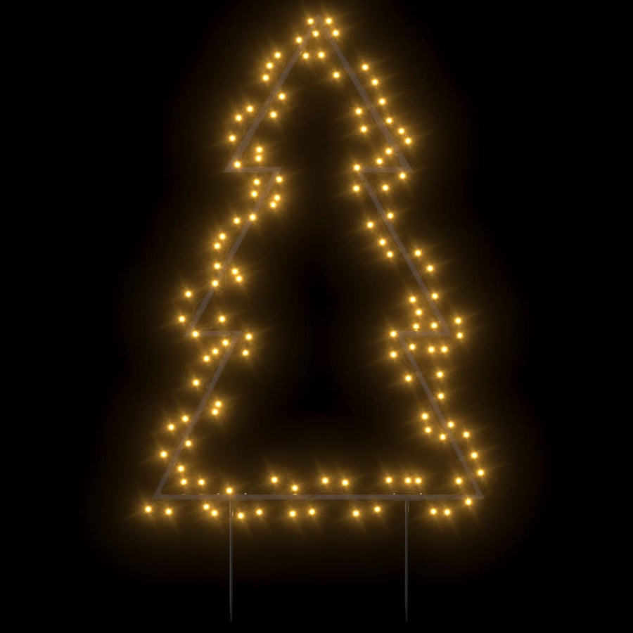 Kerstverlichting Kerstboom Met Grondpinnen 115 Led's 90 Cm