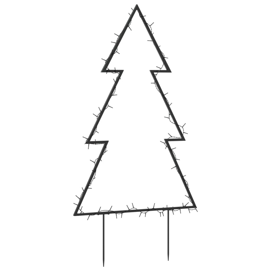 Kerstverlichting Kerstboom Met Grondpinnen 80 Led's 60 Cm