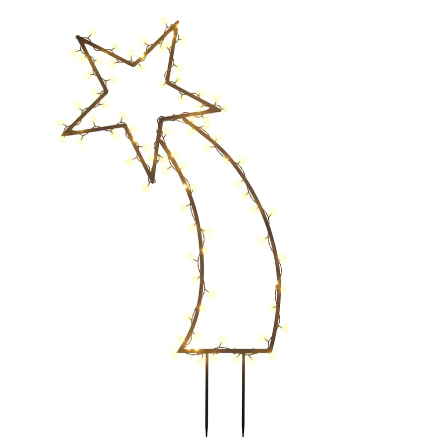 Kerstverlichting Meteoor Met Grondpinnen 80 Led's 62 Cm
