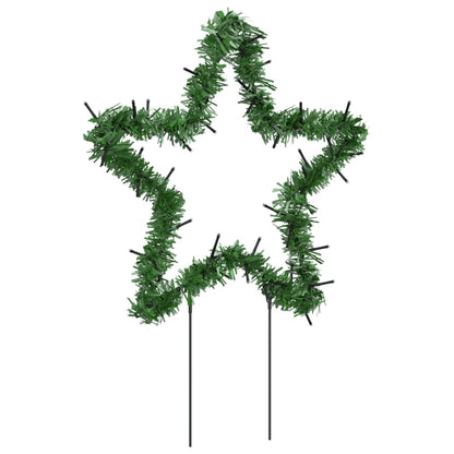 Kerstverlichting Ster 3 St Met Grondpinnen 50 Led's 29 Cm