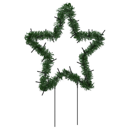 Kerstverlichting Ster 3 St Met Grondpinnen 50 Led's 29 Cm