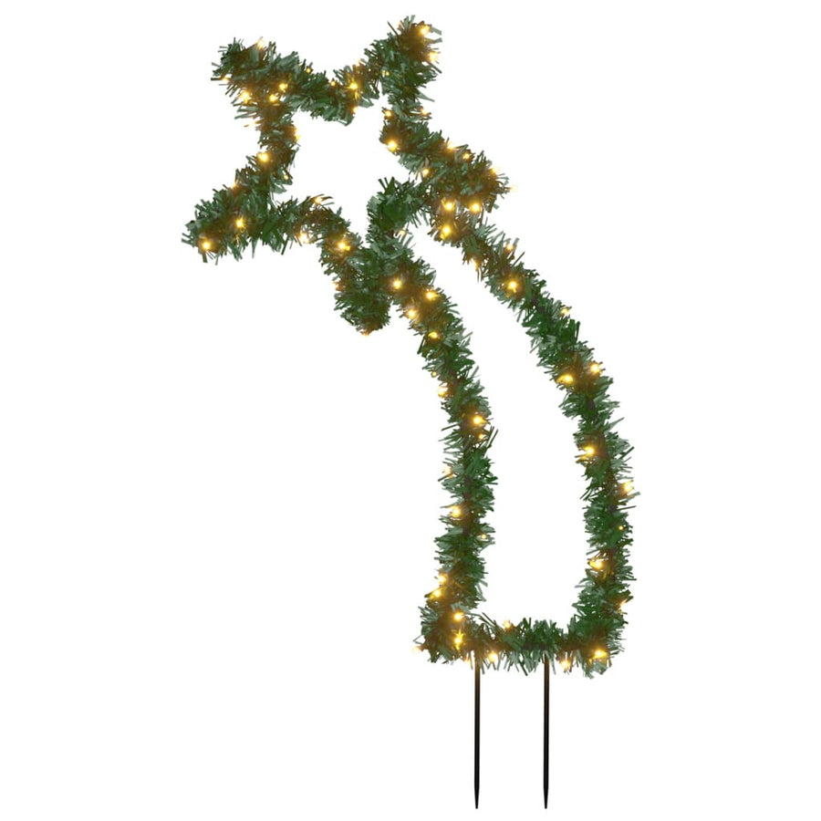 Kerstverlichting Meteoor Met Grondpinnen 80 Led's 62 Cm