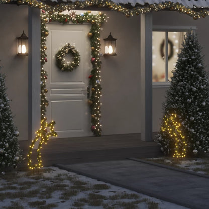 Kerstverlichting Meteoor Met Grondpinnen 80 Led's 62 Cm