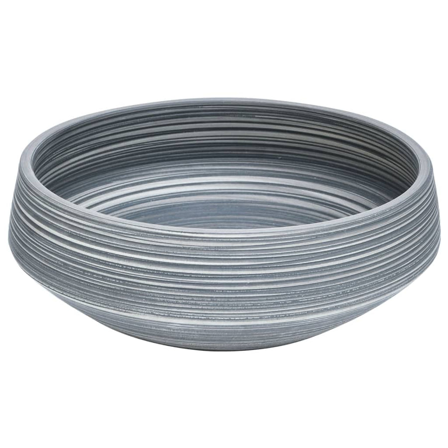 Opzetwasbak Rond Φ41X14 Cm Keramiek Grijs